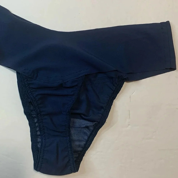 Hanky Panky Thong Blue Natural Rise Small NWT - Picture 6 of 9